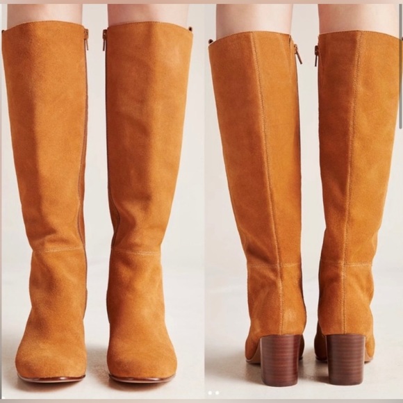 Farylrobin Suede Knee Boots from Anthropologie Size 9.5 👢 - Picture 2 of 8